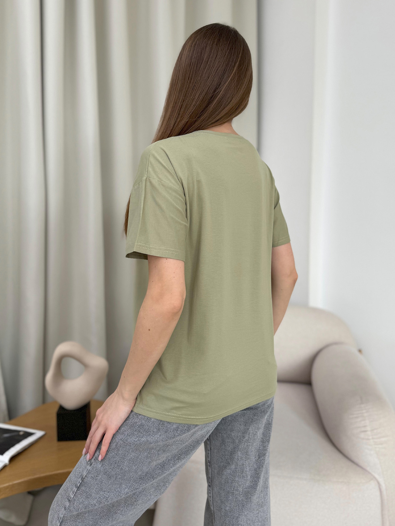 Футболка ISSA Plus модель WN20-604_хаки Фото