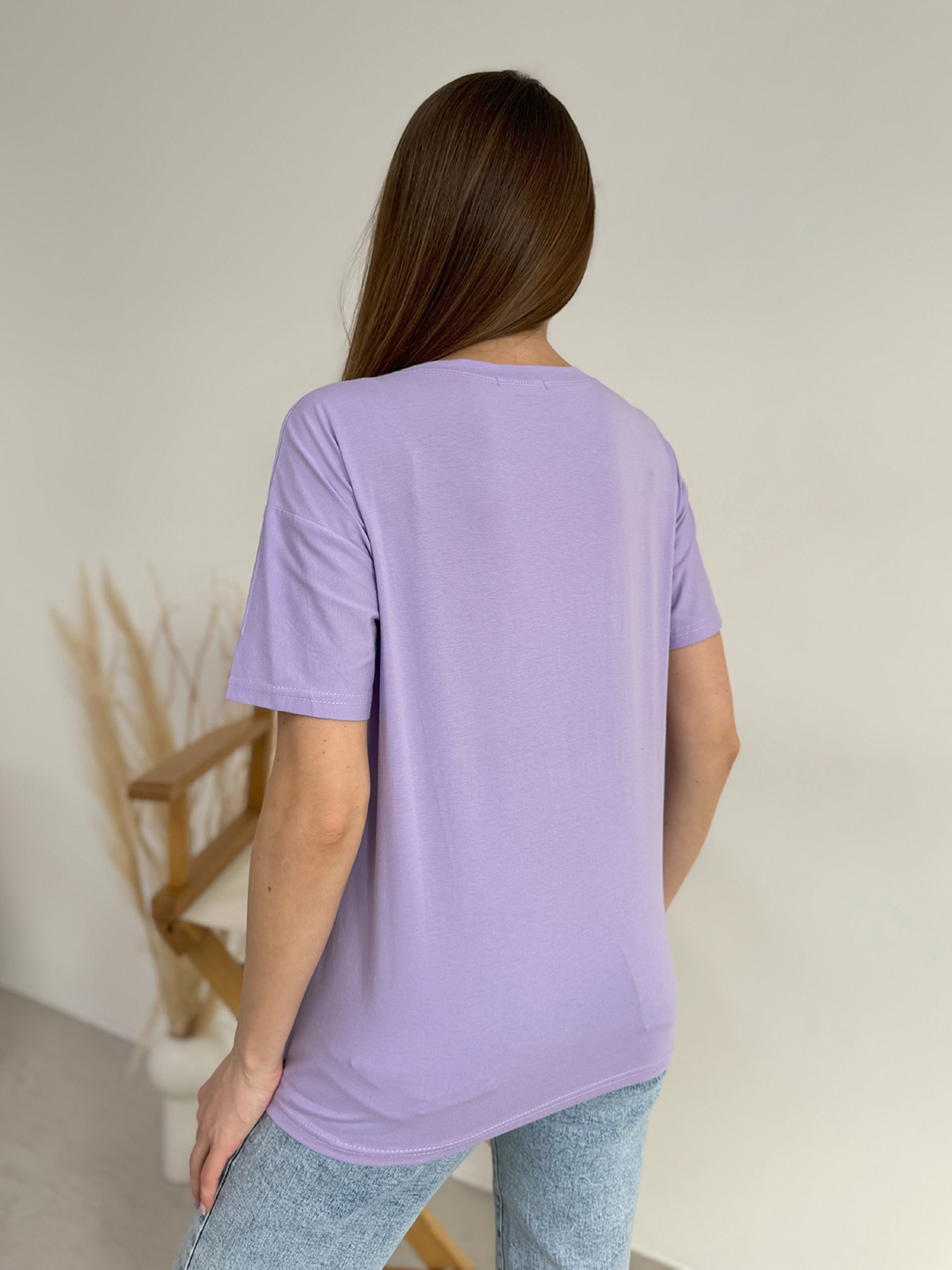 Футболка ISSA Plus модель WN20-604_сиреневый Фото
