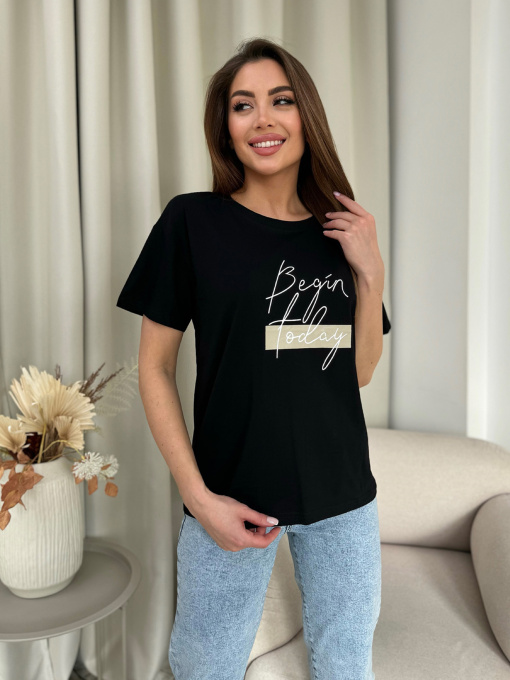 Футболка ISSA Plus модель WN20-604_черный Фото