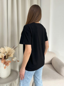 Футболка ISSA Plus модель WN20-604_черный Футболка ISSA Plus модель WN20-604_черный Фото