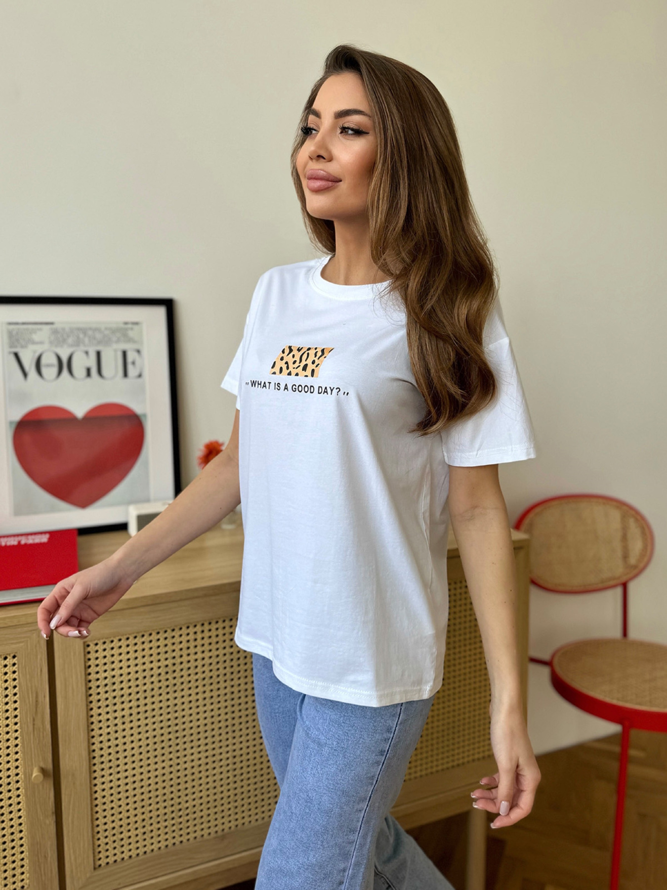 Футболка ISSA Plus модель WN20-605_белый Футболка ISSA Plus модель WN20-605_белый Фото