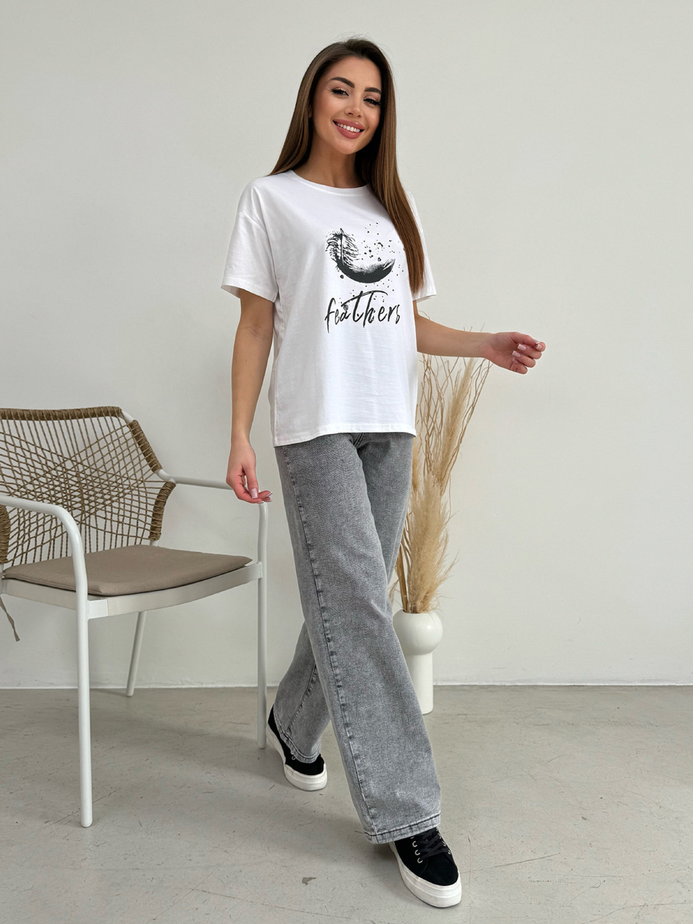 Футболка ISSA Plus модель WN20-606_белый Фото