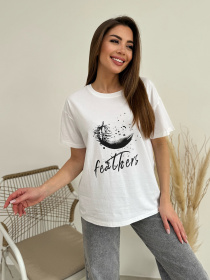 Футболка ISSA Plus модель WN20-606_белый Фото