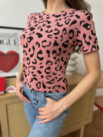 Футболка ISSA Plus модель WN20-607_розовый Фото