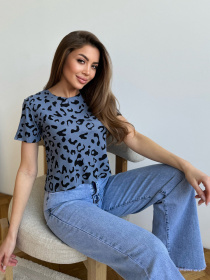 Футболка ISSA Plus модель WN20-607_синий Фото