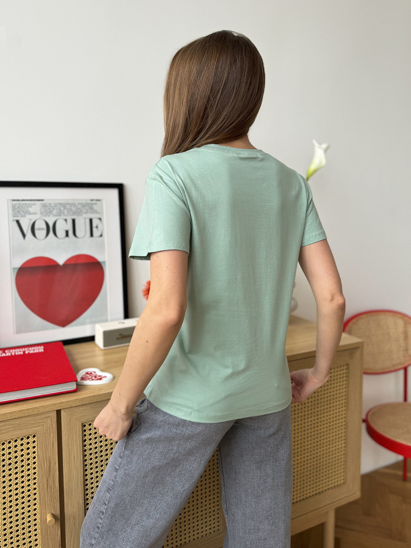 Футболки и поло ISSA Plus модель WN20-608_оливковый Фото