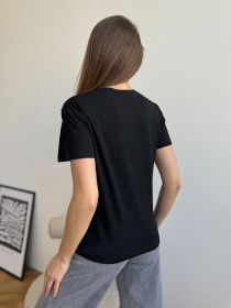 Футболка ISSA Plus модель WN20-608_черный Фото