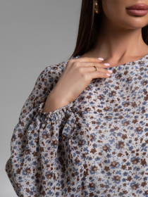 Платье миди ISSA Plus модель 14574_мультиколор Фото