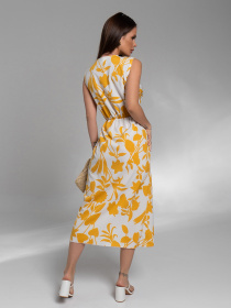 Платье миди ISSA Plus модель 14577_мультиколор Фото