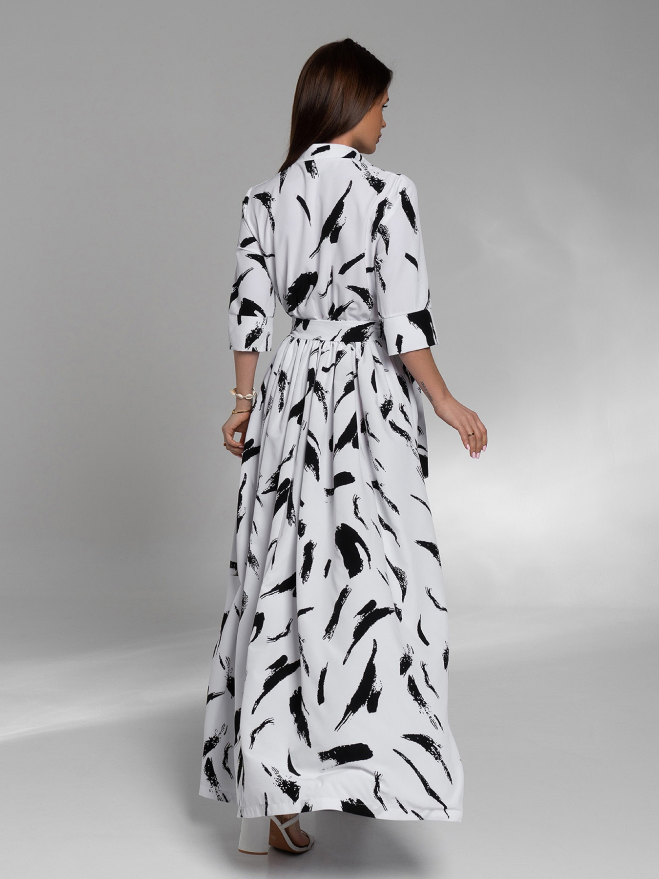 Платье макси ISSA Plus модель 14579_белый Фото