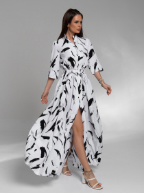 Платье макси ISSA Plus модель 14579_белый Фото