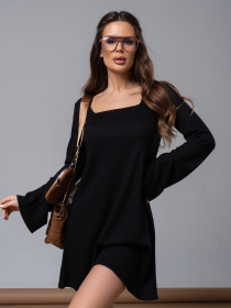 Платье мини ISSA Plus модель 14593_черный Фото