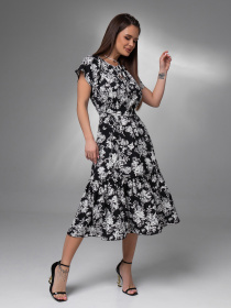 Сукня міді ISSA Plus модель 14612_черный Фото