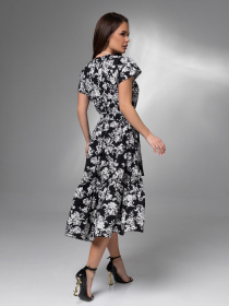 Сукня міді ISSA Plus модель 14612_черный Фото