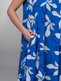 Сарафан ISSA Plus модель 14614_синий Фото