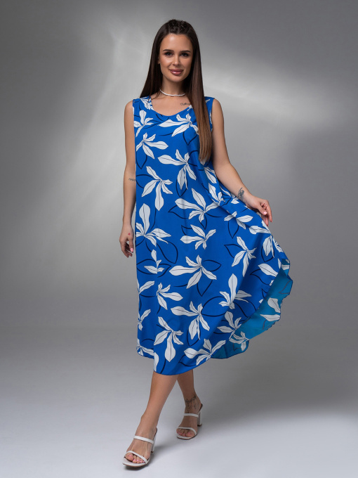 Сарафан ISSA Plus модель 14614_синий Фото