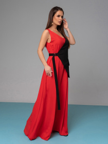 Сарафан ISSA Plus модель 14625_красный Фото