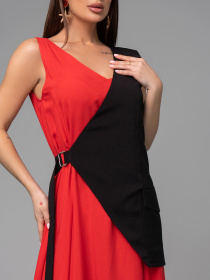 Сарафан ISSA Plus модель 14625_красный Фото