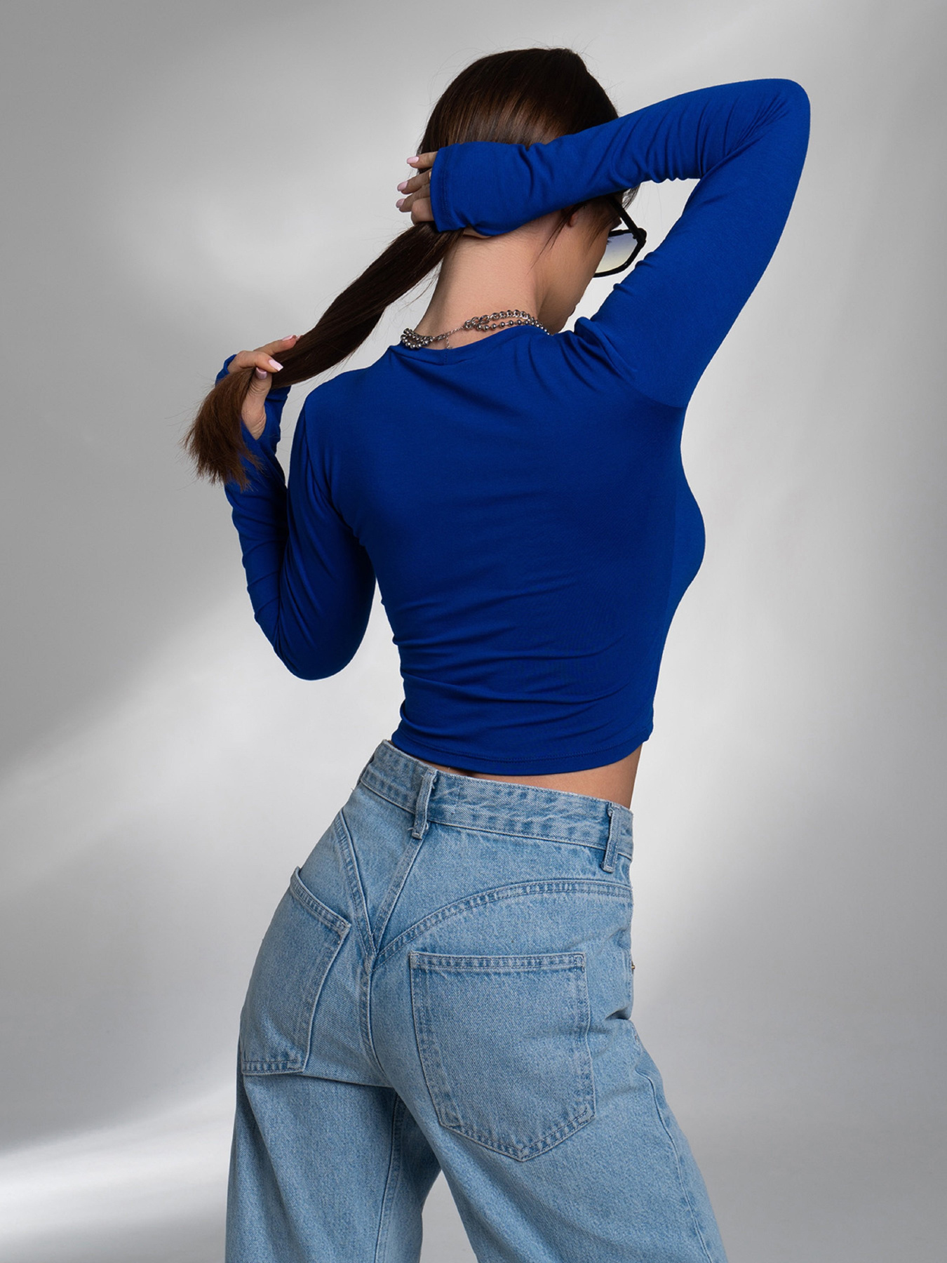 Лонгслив ISSA Plus модель 14548_электрик Фото