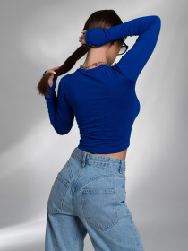 Лонгслив ISSA Plus модель 14548_электрик Фото