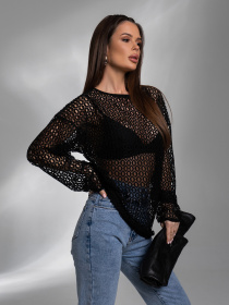 Лонгслив ISSA Plus модель 14573_черный Фото