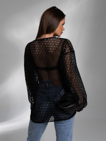 Лонгслив ISSA Plus модель 14573_черный Фото