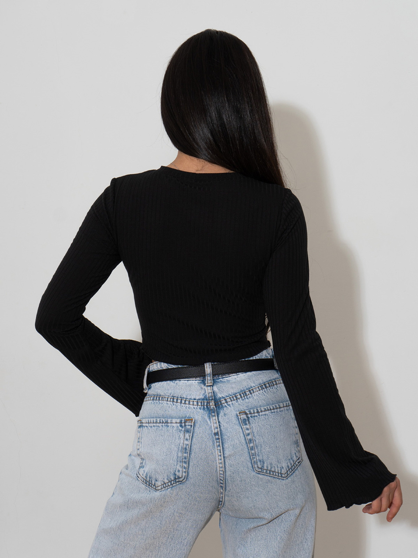 Лонгслив ISSA Plus модель 14588_черный Фото