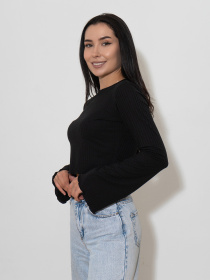 Лонгслив ISSA Plus модель 14588_черный Фото