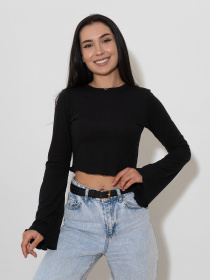 Лонгслив ISSA Plus модель 14588_черный Фото