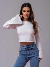 Лонгслив ISSA Plus модель 14588_белый Фото