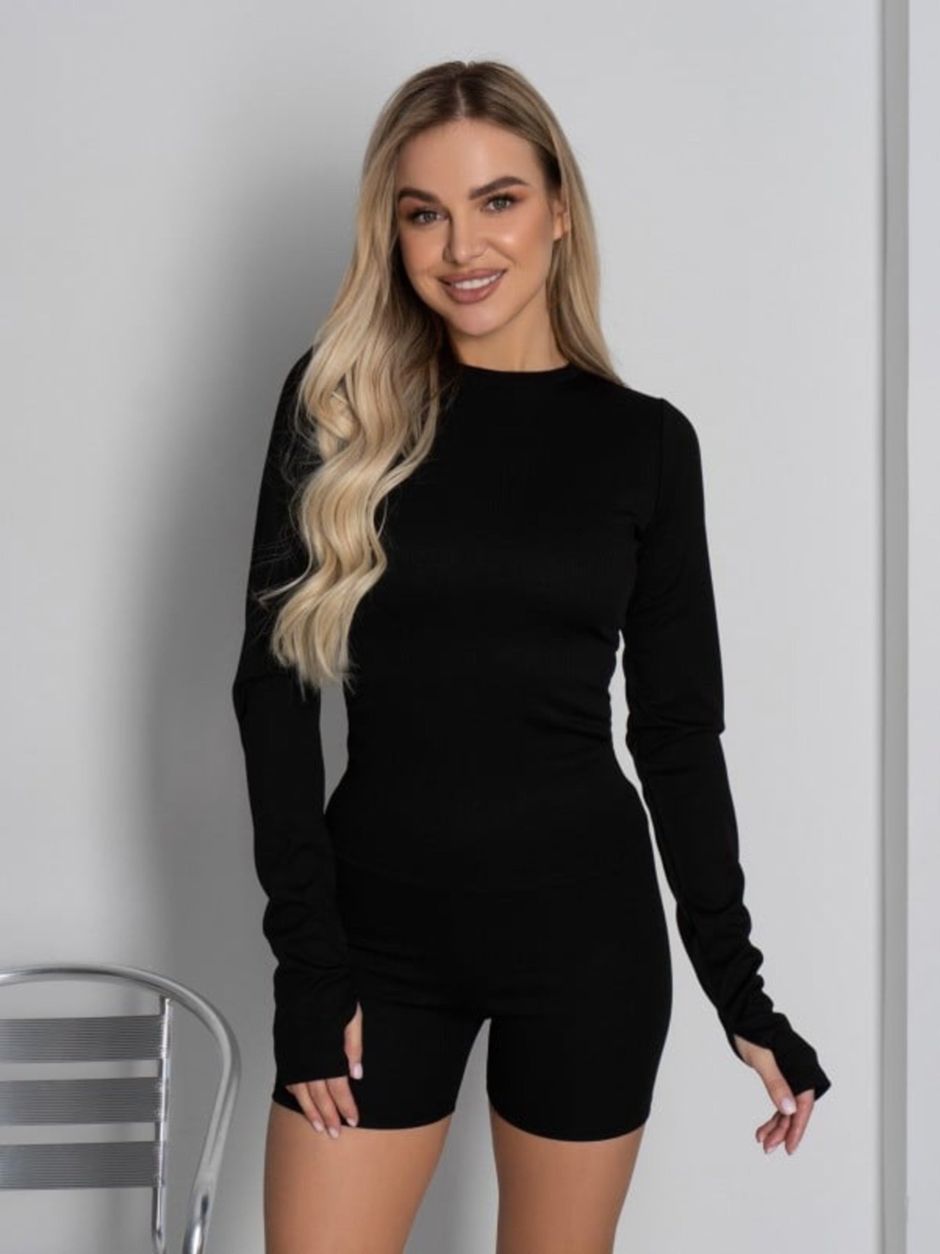 Костюм ISSA Plus модель 14611_черный Фото