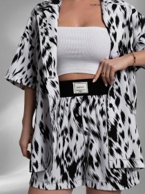 Повседневный костюм ISSA Plus модель 14581_белый Фото