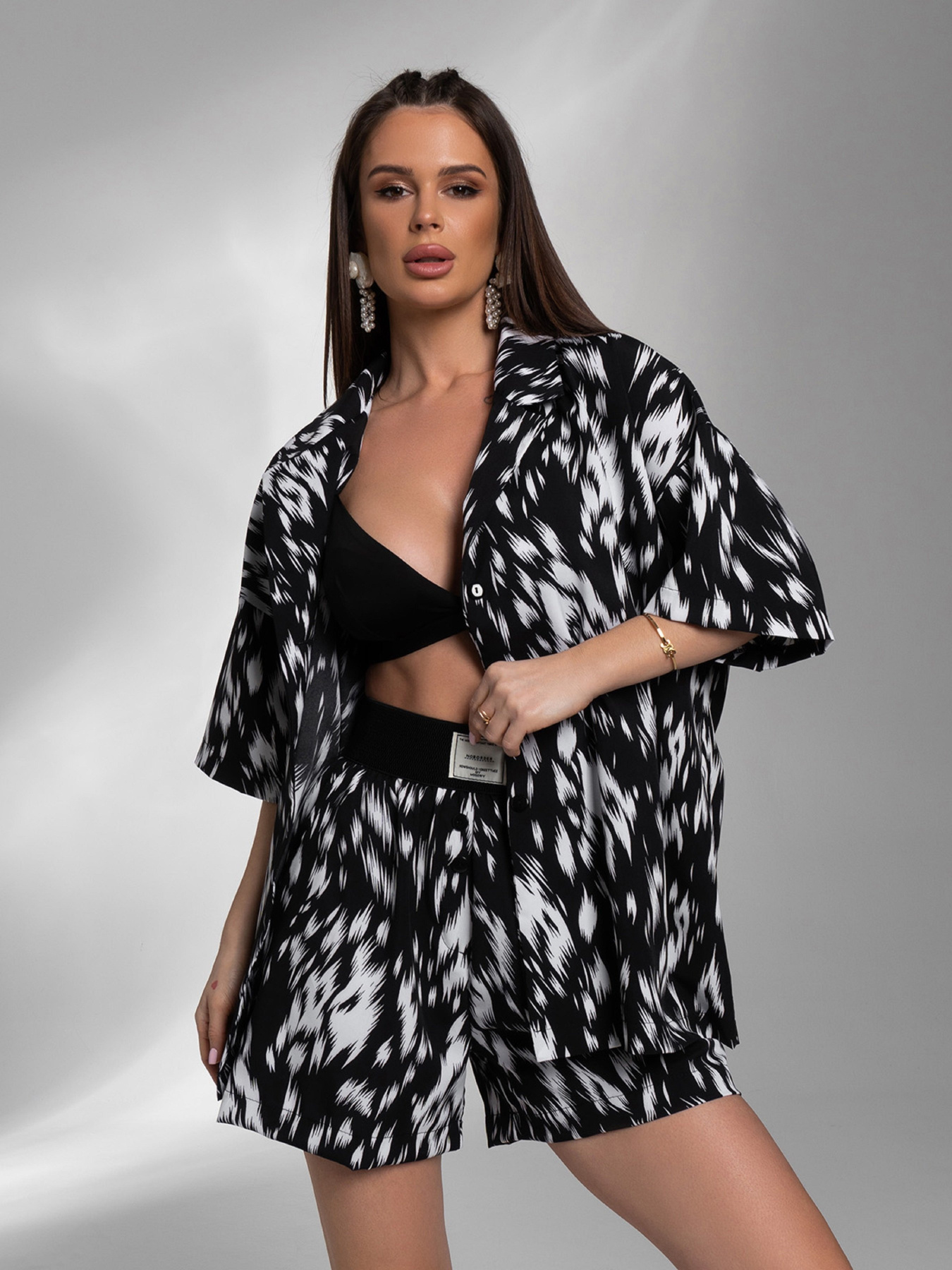 Костюм ISSA Plus модель 14581_черный Фото