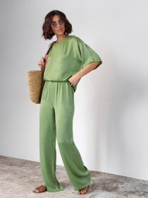 Костюм ISSA Plus модель 14601_оливковый Фото