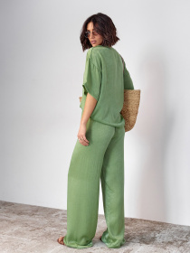 Костюм ISSA Plus модель 14601_оливковый Фото