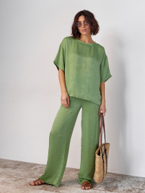 Костюм ISSA Plus модель 14601_оливковый Фото