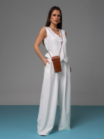 Костюм ISSA Plus модель 14618_белый Фото