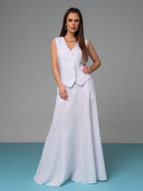 Костюм ISSA Plus модель 14627_белый Фото