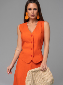 Костюм ISSA Plus модель 14627_оранжевый Фото