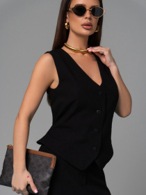 Костюм ISSA Plus модель 14627_черный Фото