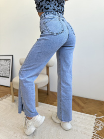 Джинси кльош ISSA Plus модель WN20-612_голубой Фото