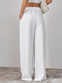 Брюки палаццо ISSA Plus модель 14442_молочный Фото