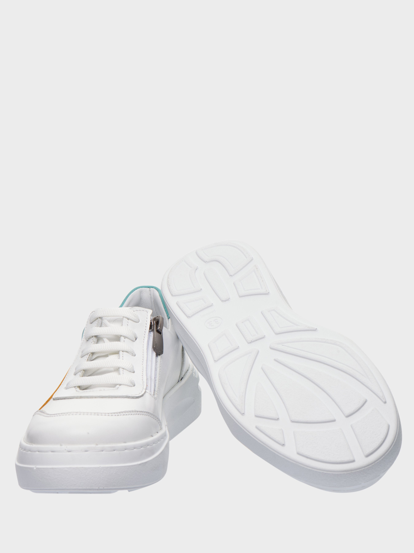 Кеды низкие Theo Leo модель LEO-3156 WH-YEL Фото