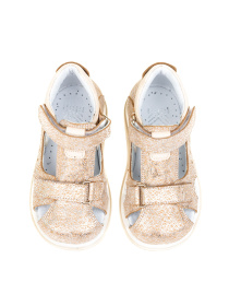 Сандалії Calorie  модель 001.0007.B(1) бежево-сріблясті (21-25) Фото