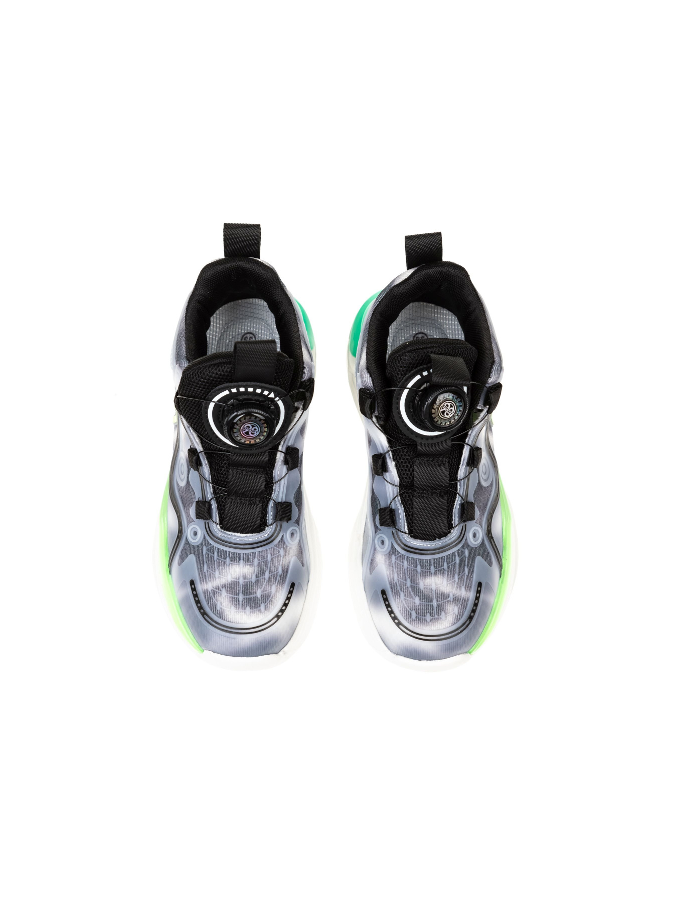 Кроссовки Calorie  модель S31382 сіро-зелені (32-37) Фото