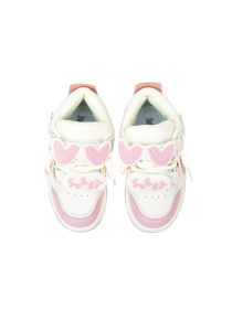 Кросівки повсякденні Calorie модель 58802-1 біло-рожеві (31-37) Кросівки повсякденні Calorie модель 58802-1 біло-рожеві (31-37) Фото