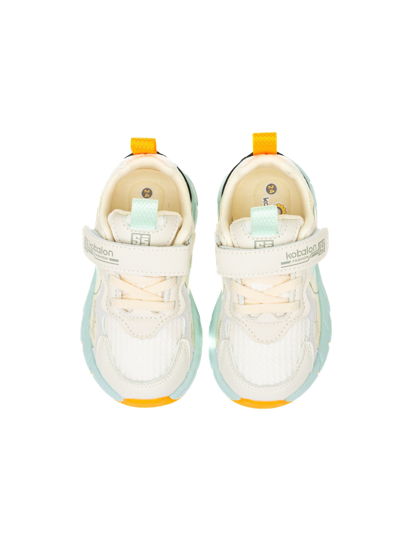 Кроссовки Calorie  модель K2335 бежево-померанчеві (22-26) Фото