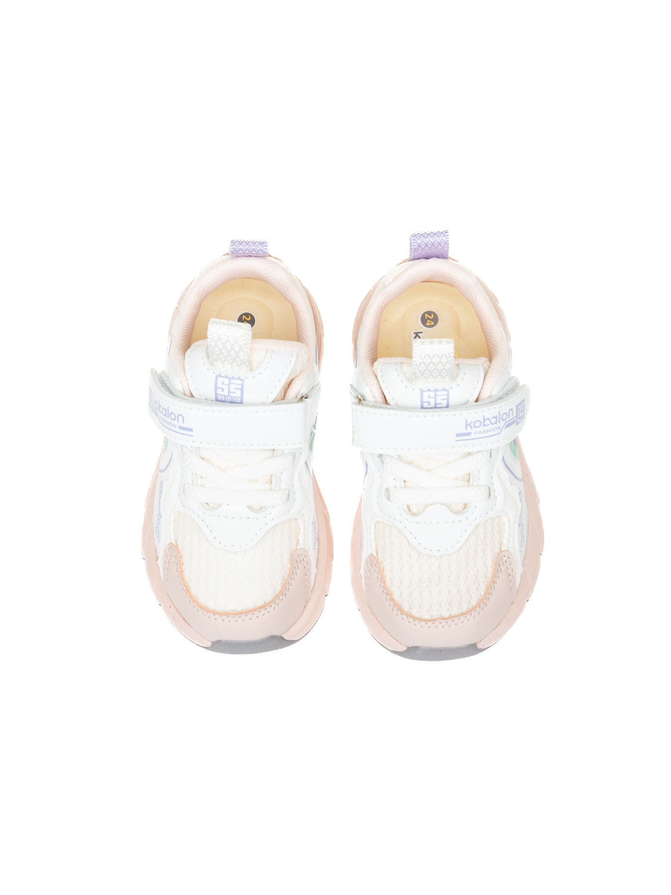 Кросівки повсякденні Calorie модель K2335 бежево-рожеві (22-26) Кросівки повсякденні Calorie модель K2335 бежево-рожеві (22-26) Фото