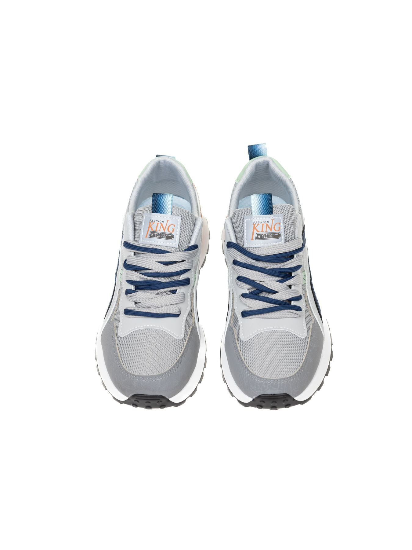 Кросівки повсякденні Calorie модель 8710-2 сіро-померанчеві (40-44) Кросівки повсякденні Calorie модель 8710-2 сіро-померанчеві (40-44) Фото