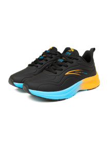 Кроссовки Calorie  модель 731325 чорно-синьо-померанчеві (36-39) Фото